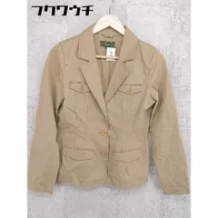◇ Eddie Bauer エディー バウアー シングル3B 長袖 テーラード ジャケット サイズP2 ブラウン レディース 【中古】 【1002801873653】のサムネイル