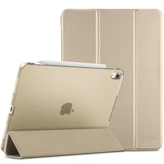 スターライト ProCase iPad Air 11インチ M2 (2024) / iPad Air 第5世代 / 第4世代 ケース 軽量 スタンド 三つ折り フォリオ保護ケース 半透明バックカバー Apple Pencil 2対応 対応端末：iPad Air