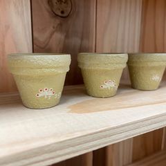 リメ鉢　一寸鉢　リメイク鉢　waikaのリメ鉢