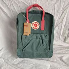 新品 カンケンリュックサック バッグ フェールラーベン 大容量16L グリーンピンク