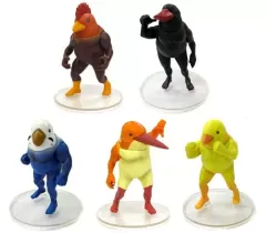 ガチムチ鳥 18種 メディコムトイ セミコンプ バージョン違いあり レビュー メディコム・トイ カプセルフィギュア ガチムチ鳥