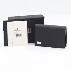良品 箱付 ダンヒル DU22R2P11PS001R ブラック レザー カードケース/パスケース メンズ KTR 2000000 NSK