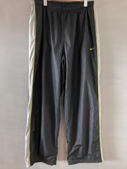 00's NIKE ナイキ サイドライン ナイロンパンツ ブラック 黒 メンズ XXLサイズ