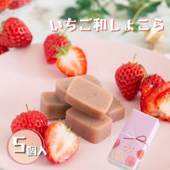 和風チョコレート・いちご和しょこら 5入 【恵那栗工房 良平堂】