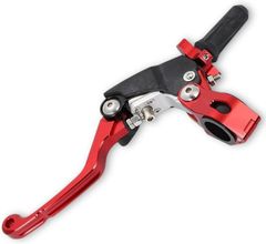 Kanoan 互換品 ウルトラライト クラッチ レバー ピボット パーチ セロー250 ハンドル径22.2mm ワイヤータイコΦ8mm 対応 軽クラ ウルトラクラッチ 汎用 社外品(レッド)