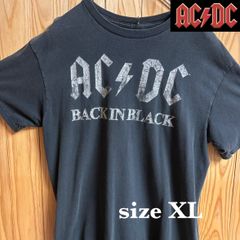 【古着】AC/DC(エーシーディーシー)半袖Tシャツ XL 黒 USA製 ロック バンドT ヴィンテージ アメリカ古着