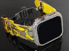 ０６★アップルウォッチバンド ラバーベルト Apple Watch 　キラキラ ケース カバー 4 5 6 7 8 9 se メンズ レディース 38mm 40mm 41mm  44mm 45mm
