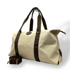 Orobianco ボストンバッグ 2way PVC レザー クリーム 2214