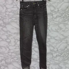 プラステ　PLST  レディース　スキニージーンズ　デニム　デニムパンツ　ブラック　黒　【XXS】 おしゃれ　綿100%