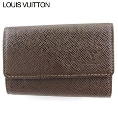 ルイ ヴィトン キーケース 6連キーケース メンズ ミュルティクレ6 タイガ ブラウン シルバー タイガレザー Louis Vuitton  T17630S 