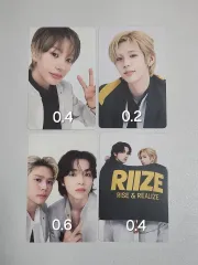 RIIZE(ライズ) 上昇 うるさい ショウタロウ(SHOTARO・大﨑 将太郎) ウンソク(EUNSEOK) ソンチャン(SUNGCHAN) アントン(ANTON) エタニティ セックスショー ユニット ケミ フォトカード トレカ