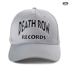 DEATH ROW RECORDS CORE ESSENTIAL SNAPBACK CAP【GRAY】(デスロウレコード 帽子 キャップ スヌープドッグ SNOOP DOGG スナップバックキャップ ロゴ)