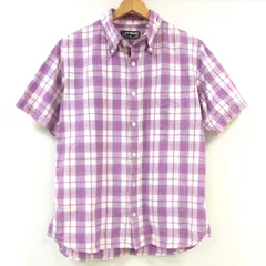 ◆H.R.MARKET ハリウッドランチマーケット 半袖 チェック シャツ ボタンダウン 夏物 メンズ