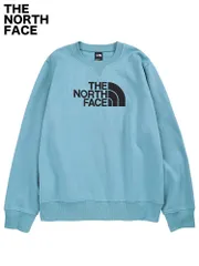 THE NORTH FACE (ザ ノースフェイス) 裏起毛 ロゴ刺繍 クルーネック トレーナー DREW PEAK CREW NF0A89EK アルジーブルー