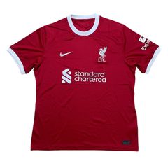 NIKE リバプール LFC 2023-24 ホーム レプリカユニフォーム 半袖 DX2692-688 L ヒルズボロの悲劇 追悼 SOCCER GAMESHIRT UNIFORM サッカー ゲームシャツ ユニフォーム