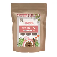 【新品・7営業日以内発送】ニチドウ 4975677049880 Dr．PRO． キャットヘアボール ポーク 500g【沖縄離島販売不可】のサムネイル