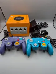 【動作確認済み】ニンテンドー ゲームキューブ オレンジ DOL-101 本体＋コントローラー2個セット