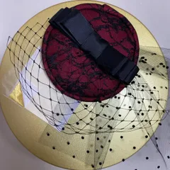 トークハット　トーク帽　カクテルハット　ヘッドドレス　L　３　エンジプラス