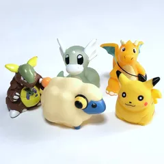 ポケモン初期 1996〜2000年 ソフビ指人形　5体セット　ヴィンテージ