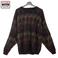 Protege collection USA製 ニット ケーブル 総柄 XXL
