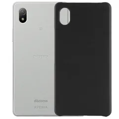 Xperia Ace III ケース SO-53C SOG08 エクスペリアace3 エース3  耐衝撃 シンプル さらさら ハード ケース 【Color】 ブラックのサムネイル