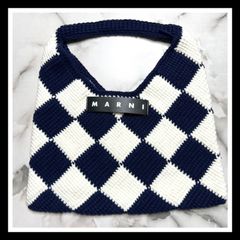 本物　マルニ【MARNI】MARNI MARKET　テクニカルウールバッグ