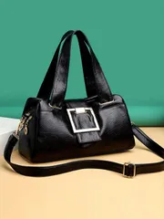 バッグ レディース ハンドバッグ レディース ハンドバッグ シンプル 軽量 多機能 レザー