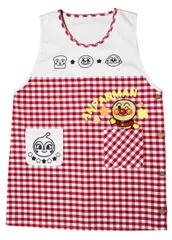 [サロンジェ] アンパンマン かぶり 保育士 キャラクター エプロン レッド ピンク イエロー 保母 大人 保育士エプロン キャラクター M L かわいい ギフト 保育園 幼稚園 (レッド) [レッド]