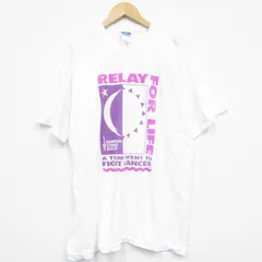 XL/古着 フルーツオブザルーム 半袖 ビンテージ Tシャツ メンズ 90s REPLAY 大きいサイズ コットン クルーネック 白 ホワイト 25aug12 中古