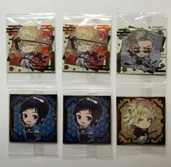 【未開封】 刀剣乱舞 一文字則宗 山鳥毛 大和守安定 南泉一文字 にふぉるめーしょん ウエハース シール 6枚セット 【まとめ売り】