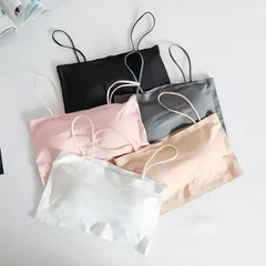 キャミソール レディース インナー ハーフトップブラ ブラジャー ブラトップ ストラップ ランジェリー 薄手 女性 下着 シンプル 無地 おしゃれ かわいい カジュアル ショート丈 肌着 柔らかい 女子 大人