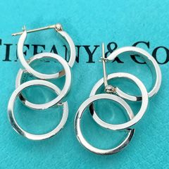 ティファニー　トリプルフープ　サークル　ドロップ　ピアス　925 片方のみ 220106-2-0.jpg