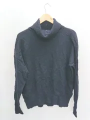 ◇ ⊇ green label relaxing グリーンレーベル タートルネック 長袖 ニット セーター 表記なし ネイビー レディース P  【1409090005886】