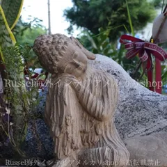 ガーデンオブジェ 仏 樹脂 神様 置物 オブジェ オーナメント インテリア 神秘的 ガーデニング 雑貨 ガーデン雑貨 ガーデンインテリア ガーデン インテリア 庭の装飾 お洒落 おしゃれ 8-14