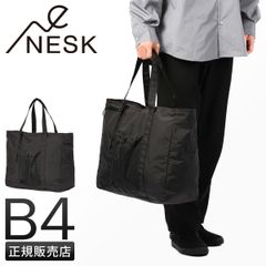 ネスク トートバッグ メンズ レディース ファスナー付き 大きめ 大容量 A4 B4 NESK NS-010