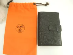 エルメス ジュラ トゴ 黒 コンパクトウォレット 2つ折り財布 レア 極美品@□D 7のサムネイル