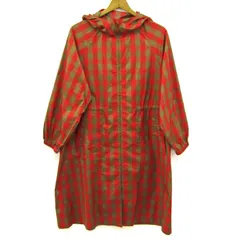 マッキントッシュフィロソフィー レインモッズコート アウター レディース 38サイズ オレンジ×カーキ MACKINTOSH PHILOSOPHY 【中古】