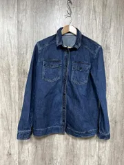 GUESS ゲス 長袖 Gジャン デニム ジャケット sizeS/青 ◆■ メンズ