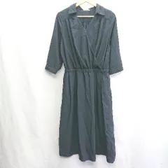 ◇ BACK NUMBER バックナンバー 長袖 ロング丈 ワンピース サイズF ネイビ－ レディース E  【1408060043910】