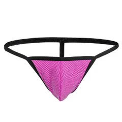 メンズ Tバック セクシー ヒモパン 伸びる ストレッチ シンプル ジャガード アンダーウェア スポーティ 快適フィット 男性下着 勝負下着 大人用 黒 青 mt-012