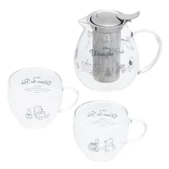 【在庫処分】ティーポット くまのプーさん 前畑(Maebata) 耐熱ペアティーセット ディズニー 51778