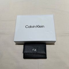 未使用【CK CALVIN KLEIN カルバンクライン】キーケース 6連 キーリング ブラック 31CK170002箱あり