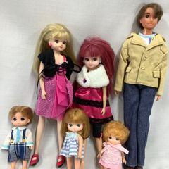 TAKARA TOMY  リカちゃんファミリー　6体セット　　C669