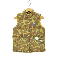 ケープハイツ cape HEIGHTS カモ柄ダウンベスト リップストップ メンズ import：XS 