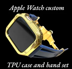 カスタム セット アップルウォッチバンド ラバーベルト Apple Watch カバー ケース メンズ レディース 38mm 40mm 41mm 42mm44mm45mm49mm
キラキラ　極艶コーティング　シリコンバンド