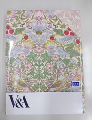 新品未使用 西川 ウィリアムモリス羽毛肌掛けふとん150×210布団 いちご
