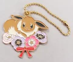 【中古】キーホルダー・マスコット(キャラクター) イーブイ デザインチャーム 「一番くじ Pokemon EIEVUI＆FLOWERS」 G賞