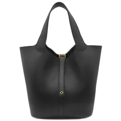 【極美品】【お値下げ】エルメスピコタンロック MM ノワール シルバー金具 HERMES - エルメス ピコタンロック MM ノアール シルバー金具 W