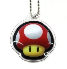 【中古】キーホルダー キノコ キーホルダー 「スーパーマリオブラザーズ ワンダー×セブンイレブン」 対象商品購入特典