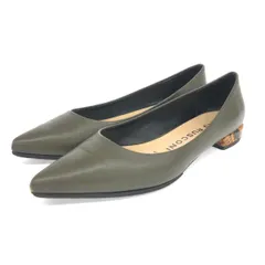 FABIO RUSCONI ファビオルスコーニ  パンプス  カーキ ポインテッドトゥ  レディース　240001112948